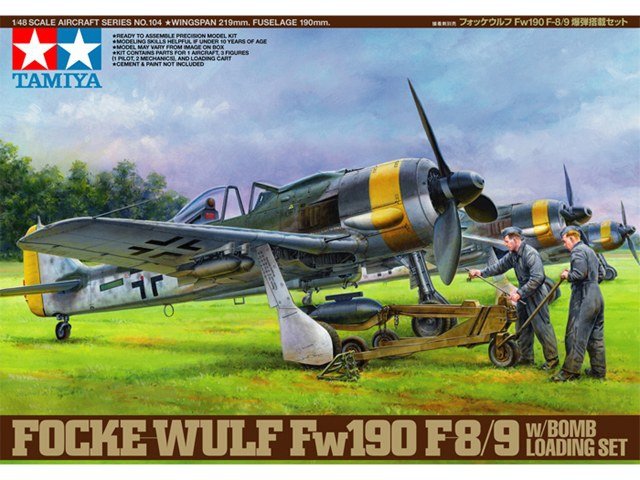 Tamiya 61104 Focke Wulf Fw 190F-8/9 1/48