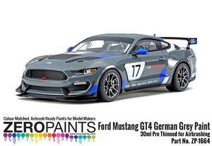 Zero Paints 1664 Ford Mustang GT4 German Grey 30 ml – immagine 2
