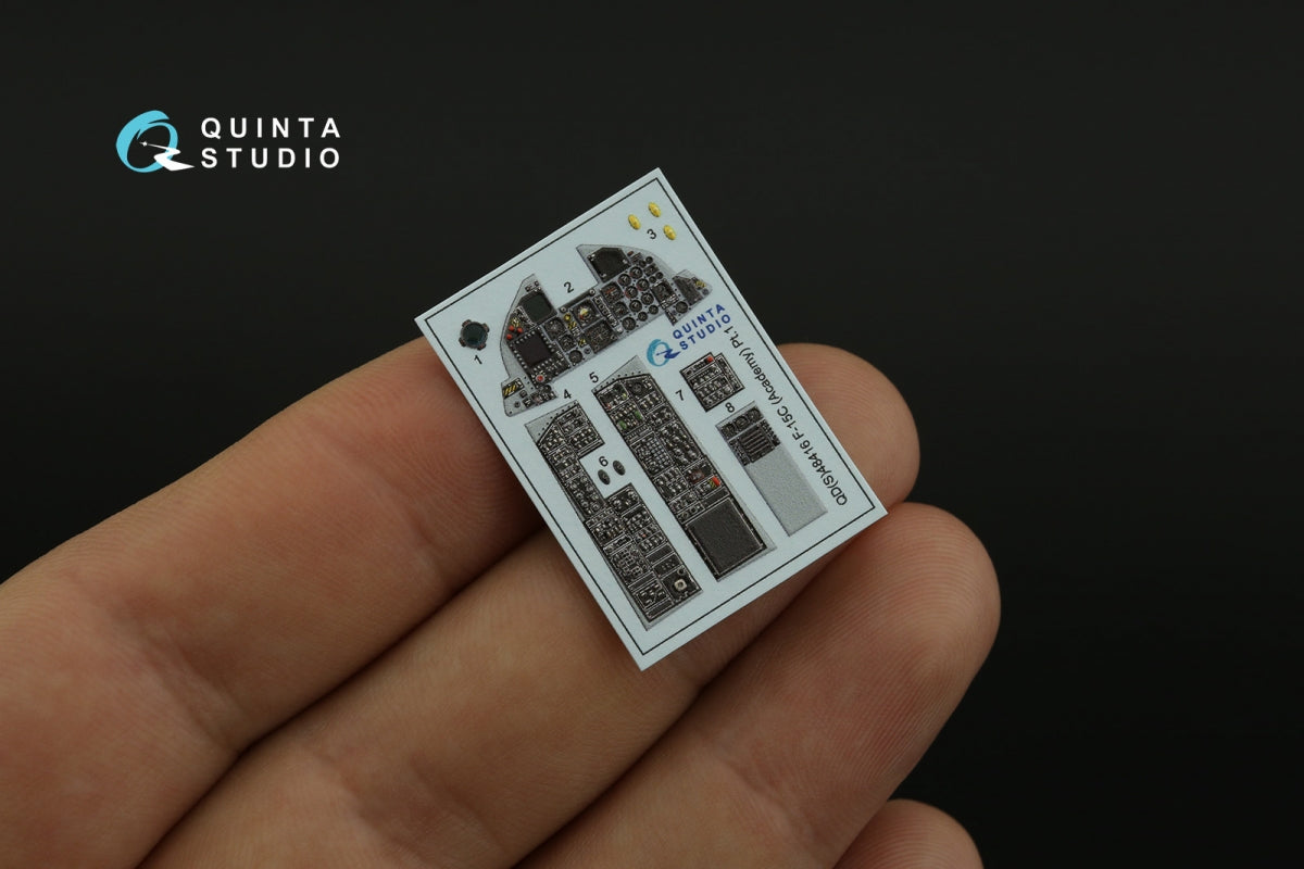 Quinta Studio QD48416 F-15C 3D-Printed coloured Interior on decal paper (Academy) 1/48 – Bild 3