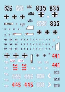 Star Decals 72-A1144 Frundsberg 2. 10. SS-Panzer Division. StuG III Ausf G and SdKfz 251/1 Ausf D, SdKfz 251/3 Ausf D, SdKfz 251/9 Ausf D 1/72 – Bild 2