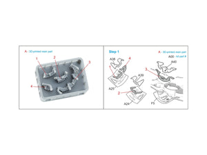 Quinta Studio QT48039 I-16 type 5, Exhaust pipes (Zvezda) 1/48 – Bild 2