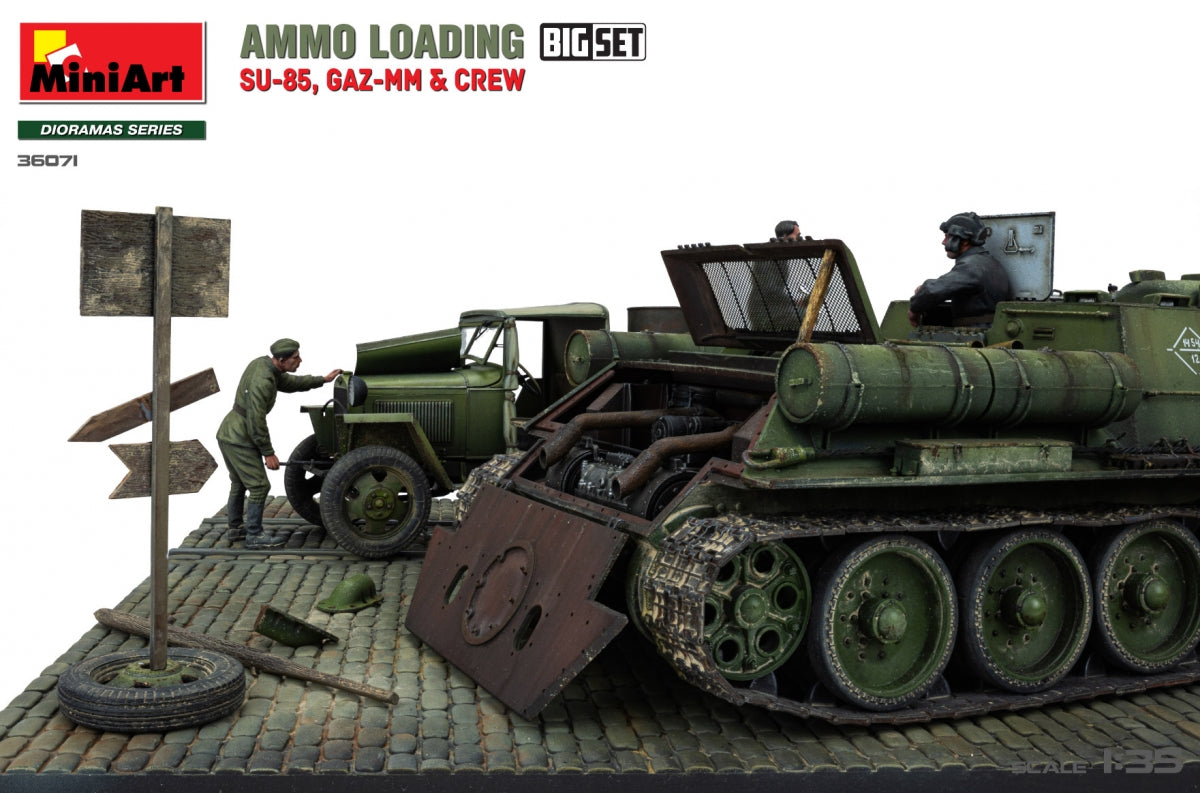 Miniart 36071 AMMO LOADING. SU-85, GAZ-MM and CREW. BIG SET 1/35 – immagine 7