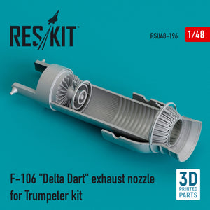 RESKIT RSU48-0196 F-106 &amp;quot;DELTA DART&amp;quot; EXHAUST NOZZLE FOR TRUMPETER KIT (3D PRINTED) 1/48 – Bild 2