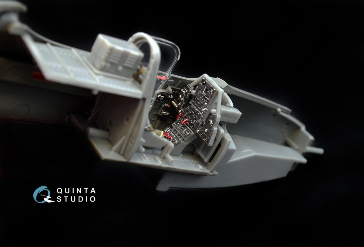 Quinta Studio QD48034 P-39Q/N 3D-Printed &amp;amp; coloured Interior on decal paper (for Hasegawa kit) 1/48 – immagine 5