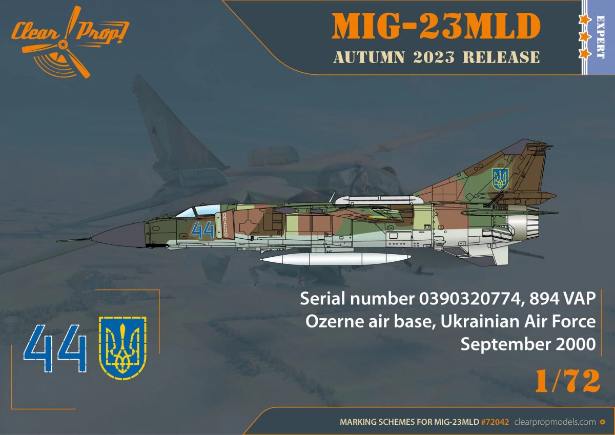 Clear Prop! CP72042 MiG-23MLD The last Ukrainian Flogger-К EXPERT KIT 1/72 – immagine 5