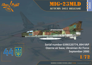 Clear Prop! CP72042 MiG-23MLD The last Ukrainian Flogger-К EXPERT KIT 1/72 – immagine 5
