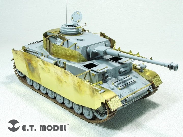 E.T. Model E35-290 WWII German Pz.Kpfw.IV Ausf.H w/Zimmerit Schurzen (Mid version) For DRAGON 1/35 – Bild 3
