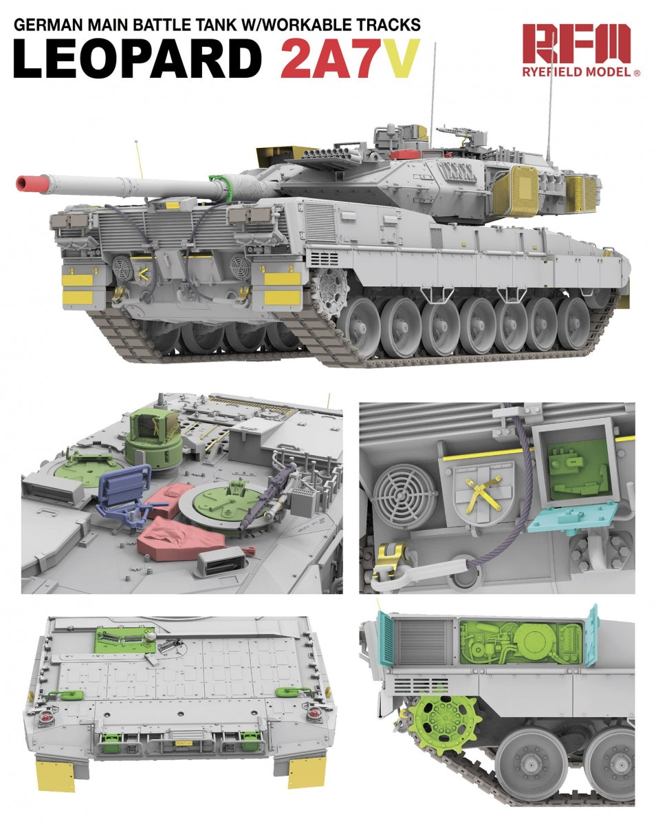 Rye Field Model 5109 Leopard 2A7V 1/35 – immagine 3