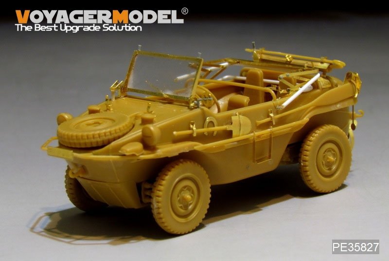 Voyager Model PE35827 WWII German Schwimmwagan Type 166 (For HERO 35001) 1/35 – imagen 2