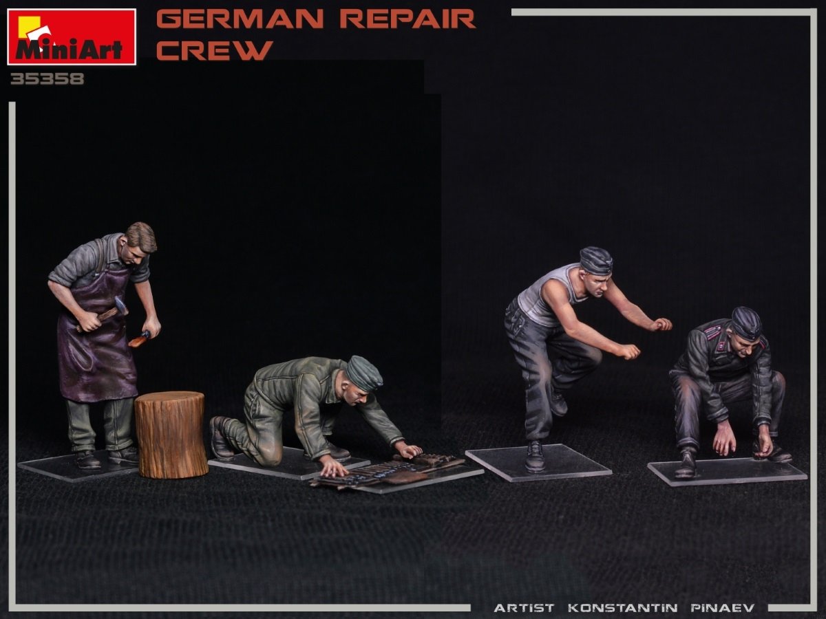 MiniArt 35358 GERMAN REPAIR CREW 1/35 – immagine 2