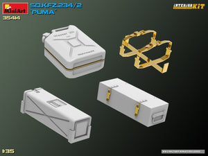 MiniArt 35414 Sd.Kfz. 234/2 PUMA. INTERIOR KIT 1/35 – immagine 29