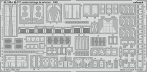 Eduard 481054 B-17F undercarriage &amp;amp; exterior HKM 1/48