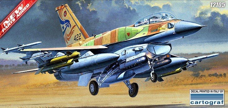 Academy 12105 F-16I SUFA 1/32 – zdjęcie 3