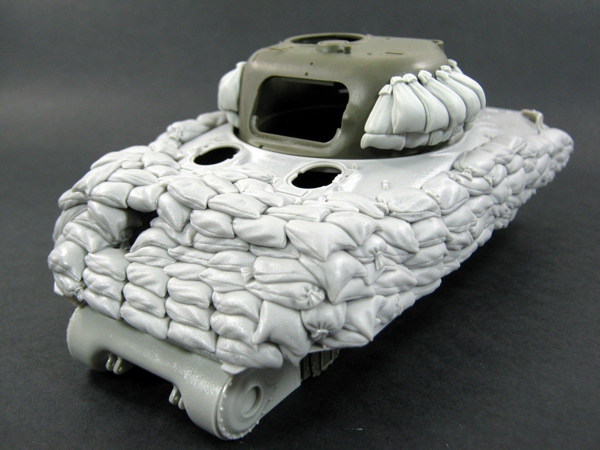 Panzer Art RE35-139 Heavy sand armor for M4A1 tank (Early hull) 1/35 – Bild 2