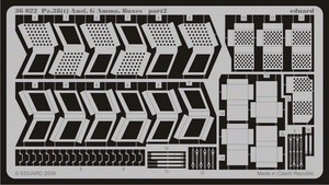 Eduard 36022 Pz.38(t) Ausf. G Ammo. Boxes 1/35 Dragon – immagine 2
