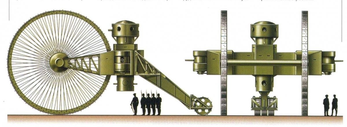 Zebrano SEA031 Lebedenko Tank (Tsar Tank) WWI 1/72 – immagine 3