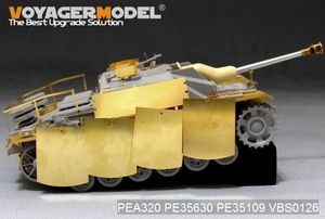 Voyager Model PEA320 WWII German StuG.III Ausf.G Final version Pivot-Mounting Swinging Type Hull Side Armour Skirts (For DRAGON) 1/35 – Bild 9