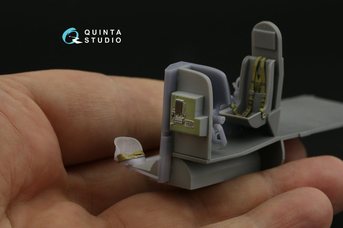 Quinta Studio QD+48379 Bristol Beaufort Mk.I 3D-Printed &amp;amp; coloured Interior on decal paper (ICM) (with 3D-printed resin parts) 1/48 – immagine 5