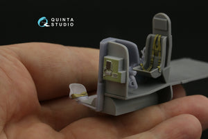 Quinta Studio QD+48379 Bristol Beaufort Mk.I 3D-Printed &amp;amp; coloured Interior on decal paper (ICM) (with 3D-printed resin parts) 1/48 – immagine 5