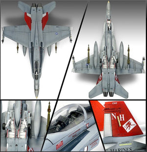 Maquette Academy 12520 USMC F/A-18 VMFA-232 RED DEVILS (1/72) – image 2