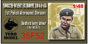 Toro 35F52 NWE 1944-45 - 1 Dywizja Pancerna - Kierowca Bedforda Do modelu firmy IBG 1/35