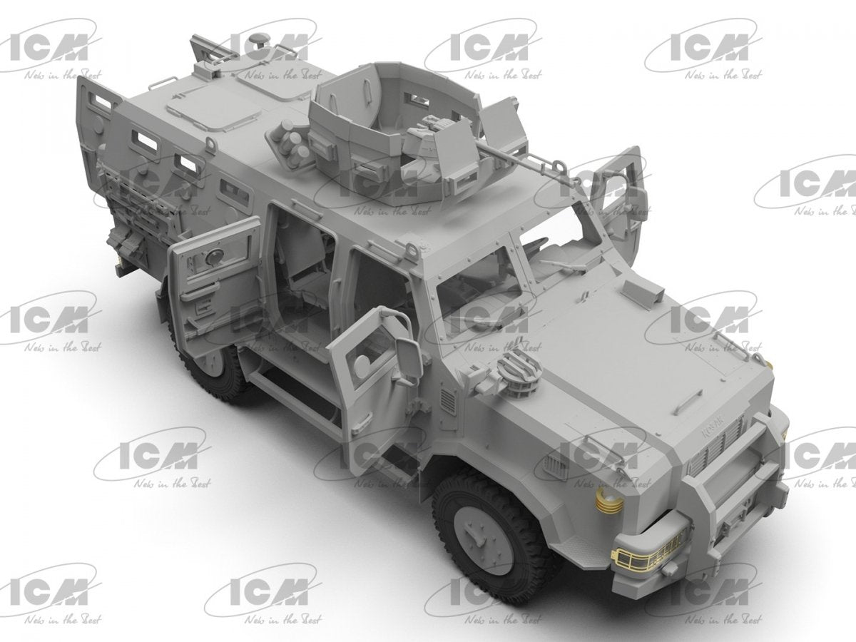 ICM 35014 Kozak-2 Ukrainian MRAP-class Armored Vehicle 1/35 – immagine 9