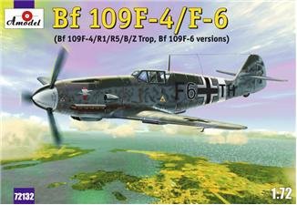 A-Model 72132 Messerschmitt Bf-109F4/R1/R5/B/Z Trop/F6 versions 1/72
