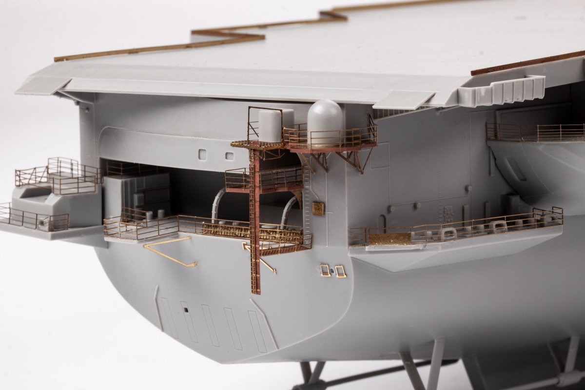 Eduard 53283 USS Constellation CV-64 part 3 - railings &amp;amp; safety nets TRUMPETER 1/350 – immagine 9