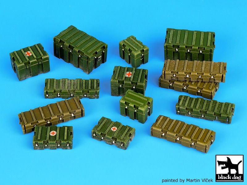 Black Dog T35067 Universal modern plastic boxes accessories set 1/35 – image 5