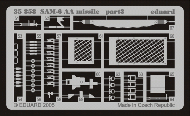 Missile antiaérien SAM-6 Eduard 35858, échelle 1/35, Trumpeter – image 3