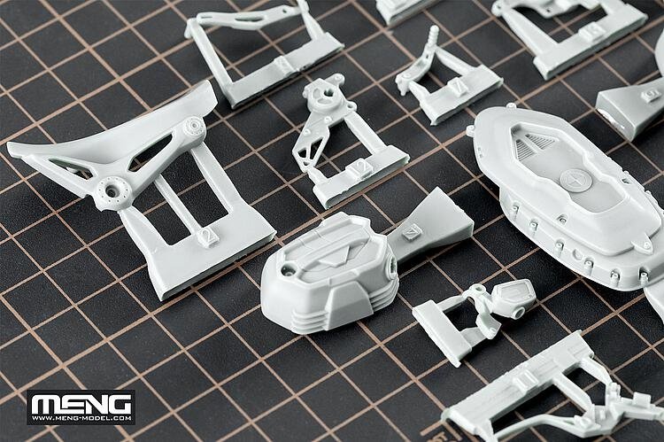 Meng Model SPS-078 BMW R nineT Option 719 customized upgrade kit 1/9 – imagen 4