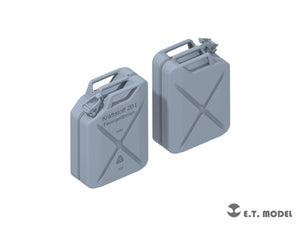 E.T. Model P35-242 WWII German 20L JERRY CANS SET(3D Printed) 1/35 – imagen 3