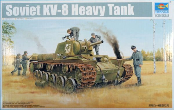 Trumpeter 01565 Soviet KV-8 Heavy Tank 1/35