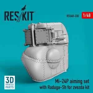 RESKIT RSU48-0330 MI-24P AIMING SET WITH RADUGA-SH FOR ZVEZDA KIT (3D PRINTED) 1/48 – immagine 2