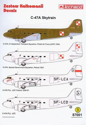 Techmod 87001 C-47 Skytrain 1/87