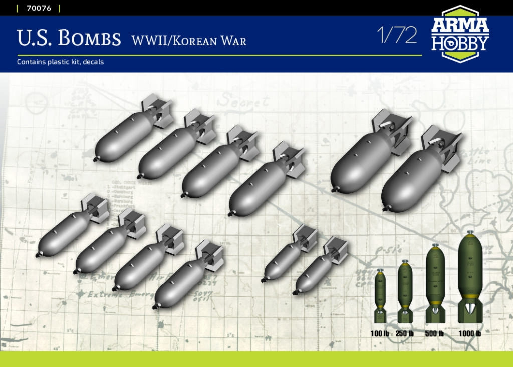 Arma Hobby 70076 Bombes américaines Seconde Guerre mondiale/Guerre de Corée 1/72  – image 2