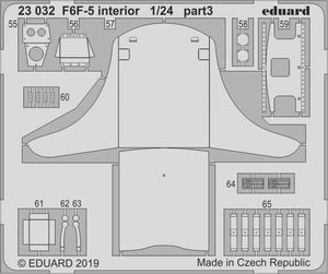 Eduard 23032 F6F-5 interior AIRFIX 1/24 – immagine 2