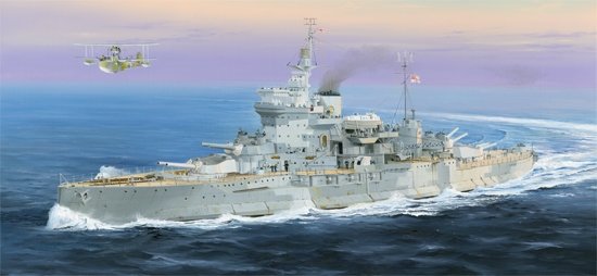 Trumpeter 05325 Battleship HMS Warspite 1942 1/350