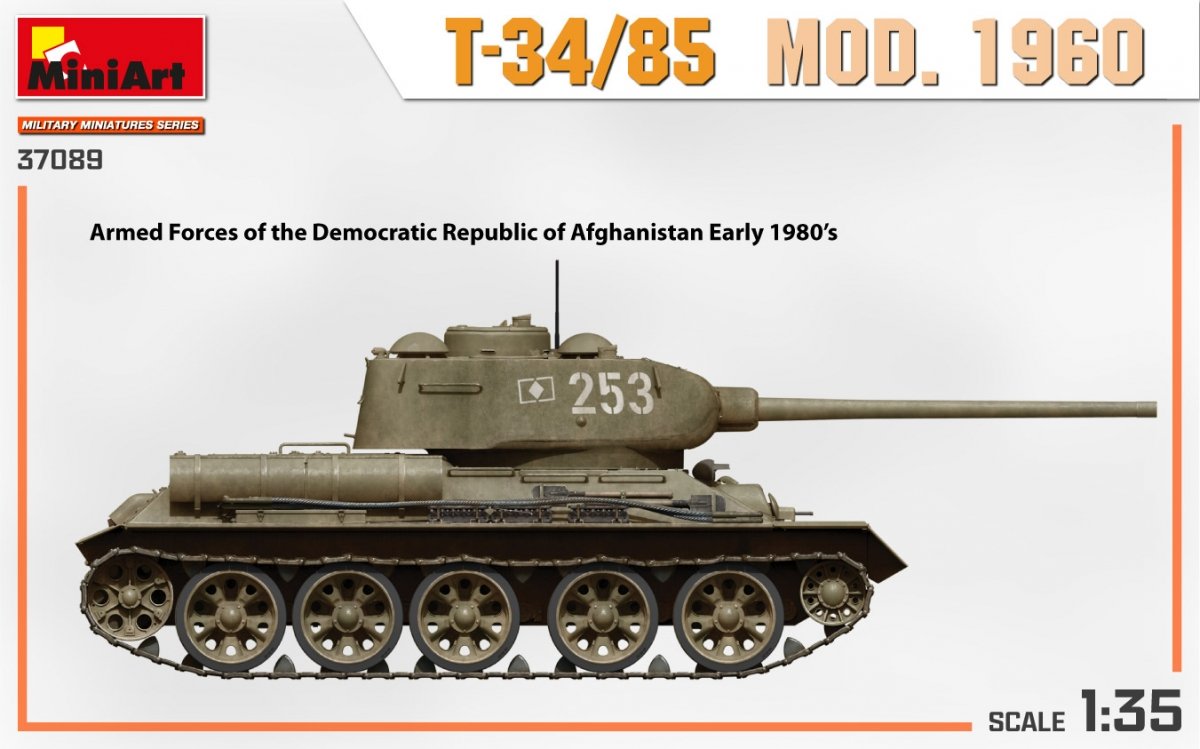 MiniArt 37089 T-34/85 MOD. 1960 1/35 – immagine 5