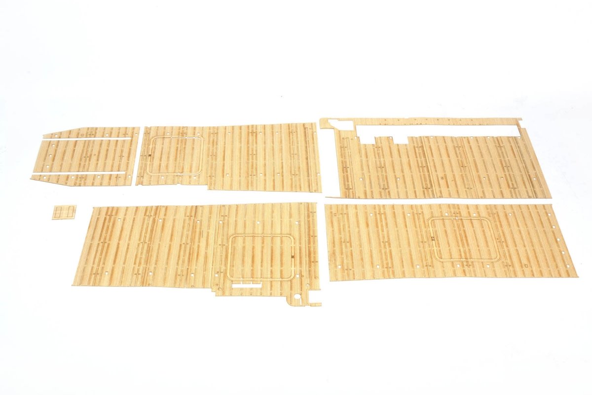 MK1 Design MD-20022 USS CV-6 Enterprise DX with Full Wooden Deck for Trumpeter 1/200 – immagine 43