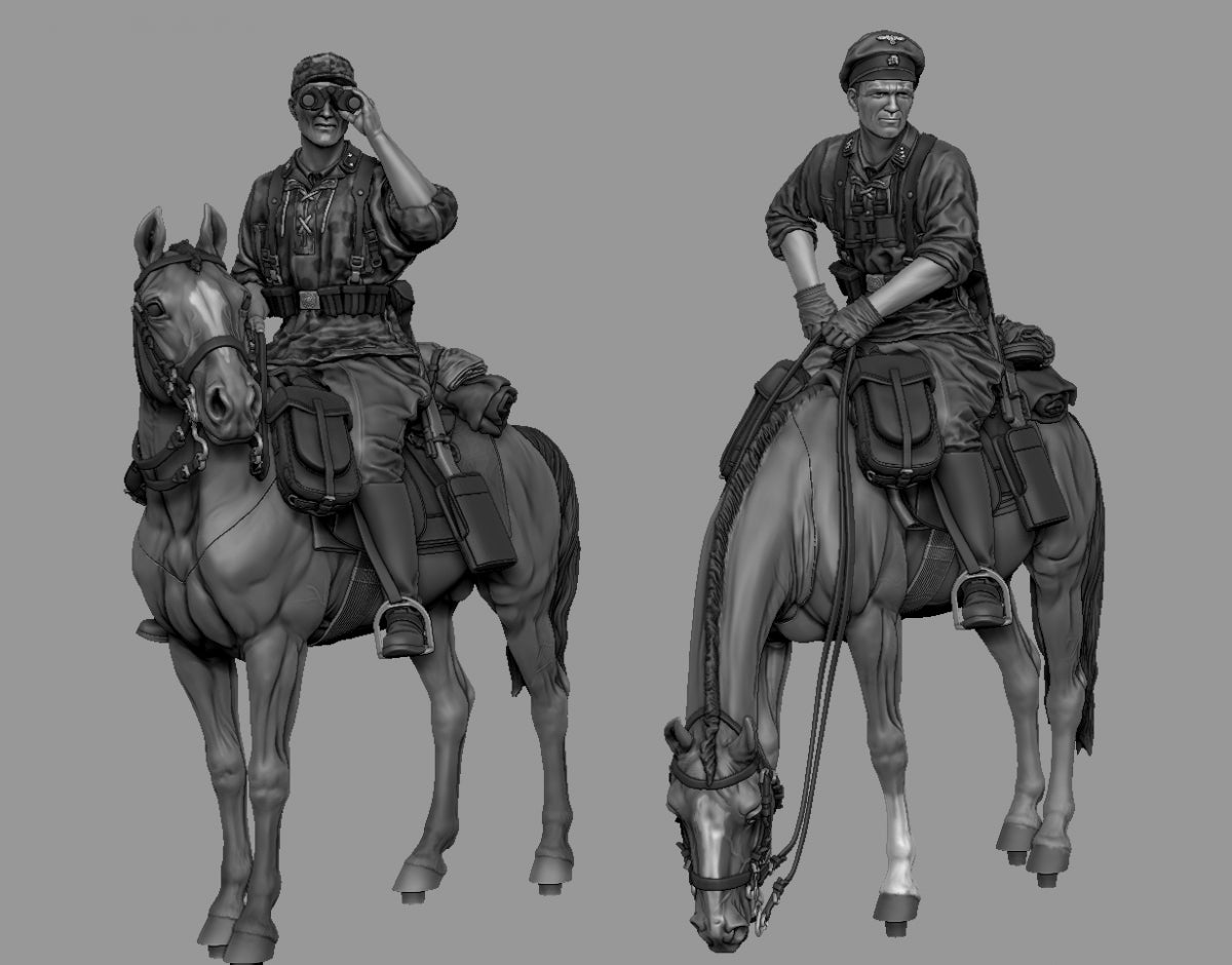 Panzer Art FI35-225 Cavaliers de la 8e division Waffen-SS, set Floryan Geier au 1/35  – image 2