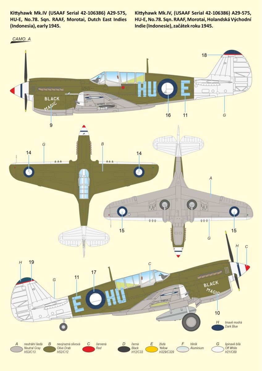 Special Hobby 72484 Kittyhawk Mk.IV &amp;#39;Over The Mediterranean and the Pacific&amp;#39; 1/72 – Bild 5