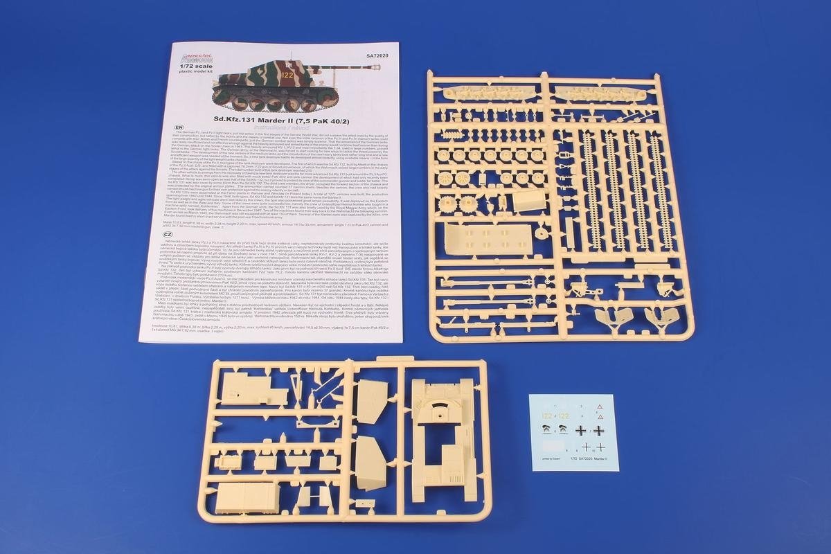 Special Armour 72020 Sd.Kfz 131 Marder II (7,5 cm PaK 40/2) 1/72 – Bild 3