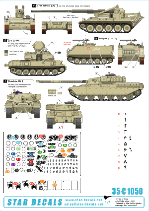 Star Decals 35-C1050 Iranian Tanks and AFVs # 1 1/35 – immagine 2