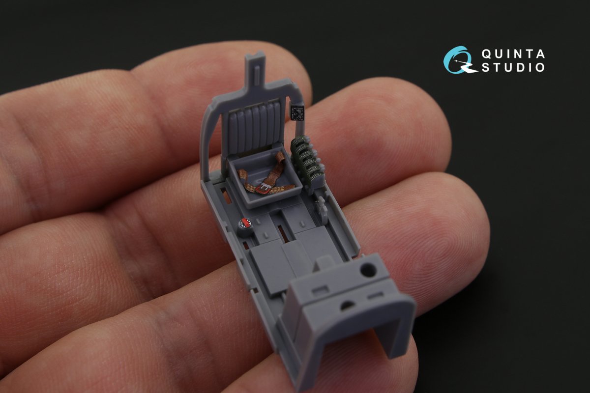 Quinta Studio QD48141 Ki-61-Id 3D-Printed &amp;amp; coloured Interior on decal paper (Tamiya) 1/48 – immagine 5