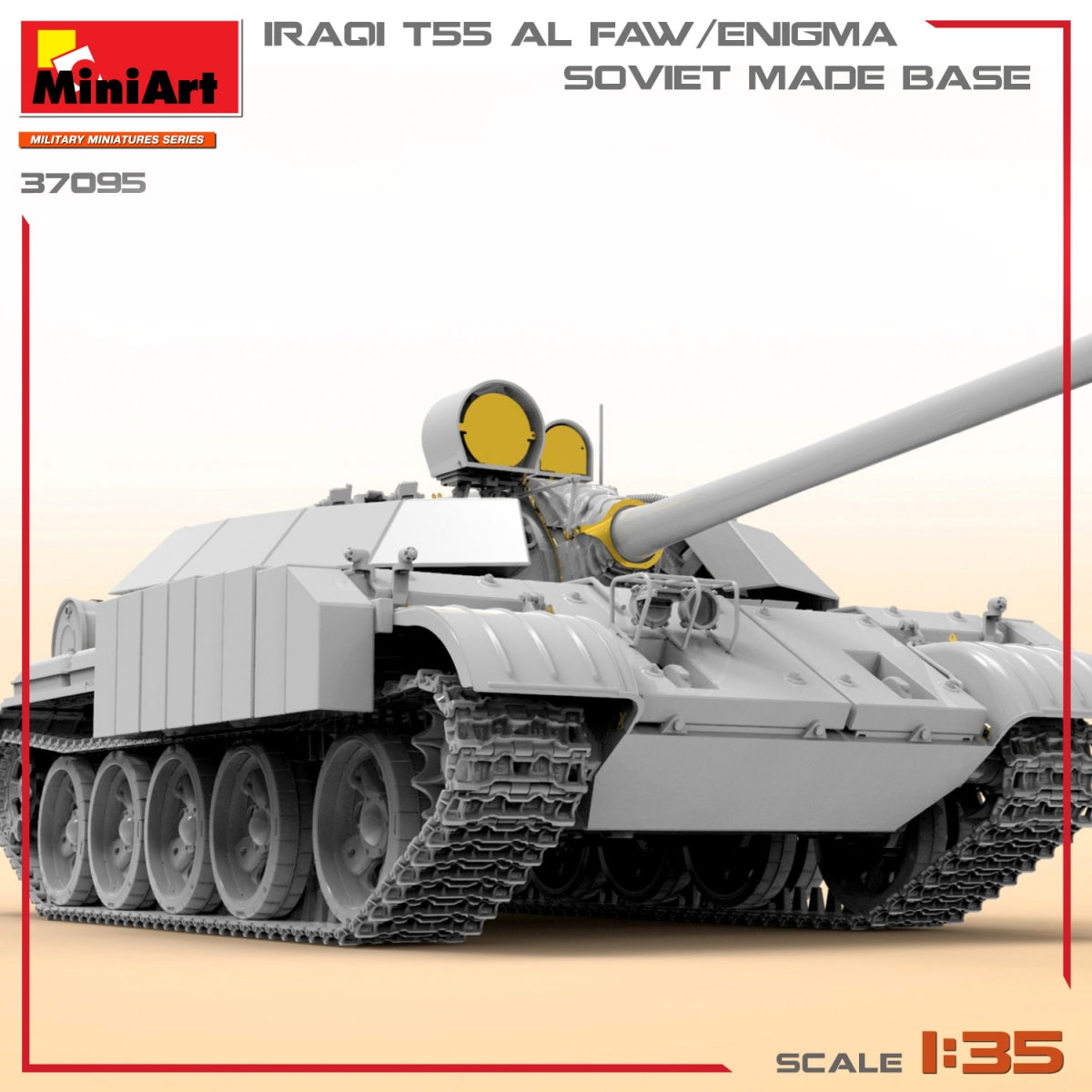 MiniArt 37095 IRAQI T-55 AL FAW/ENIGMA. SOVIET MADE BASE 1/35 – immagine 5