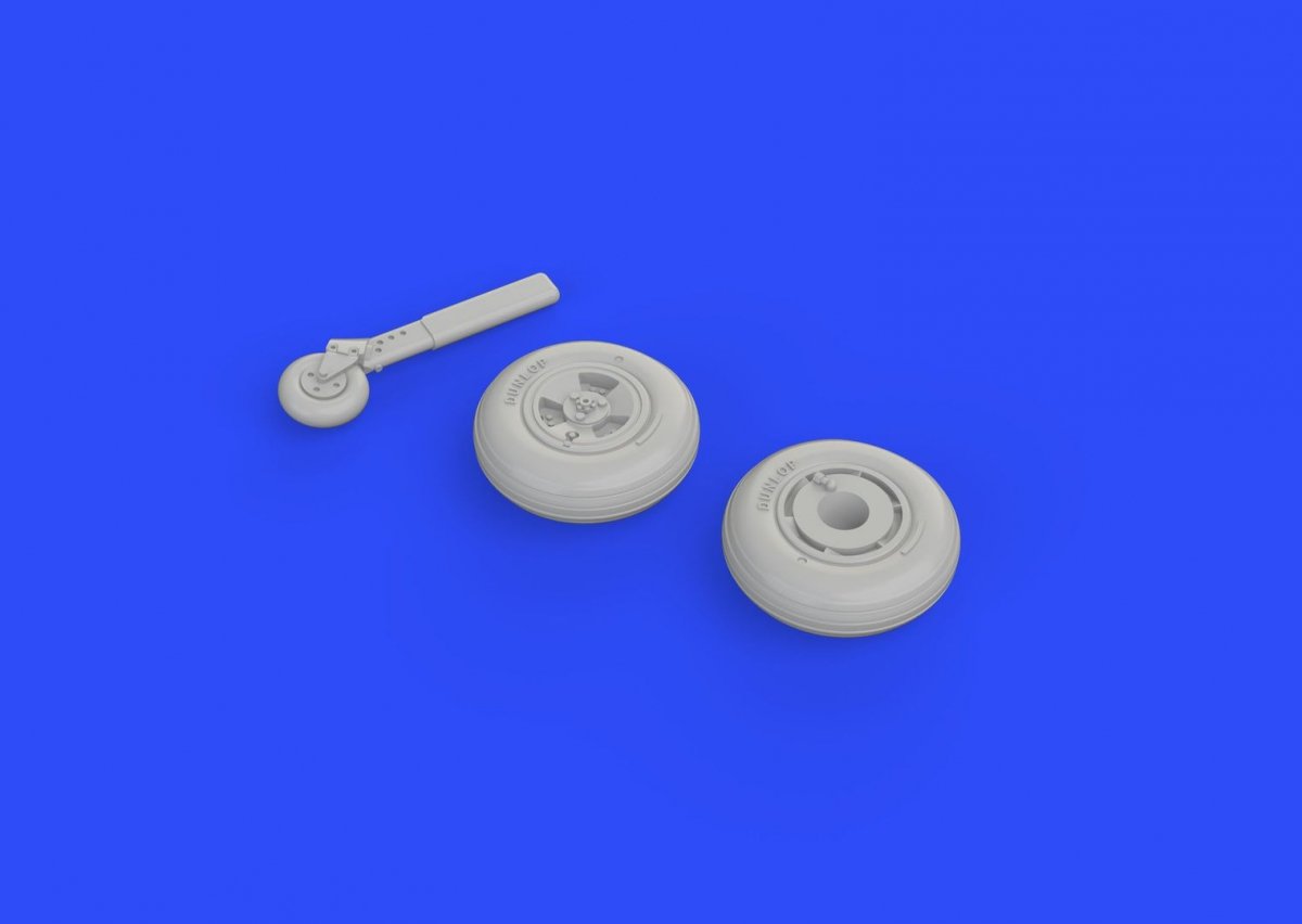Eduard 672142 Spitfire Mk. XVI wheels - 3 spoke 1/72 EDUARD – immagine 4