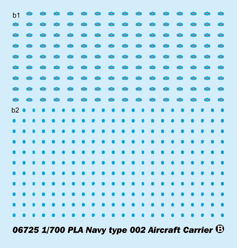 Trumpeter 06725 PLA Navy type 002 Aircraft Carrier 1/700 – Bild 8