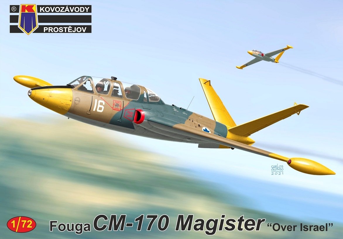 Kovozavody Prostejov KPM0243 Fouga CM-170 Magister "Over Israel" 1/72