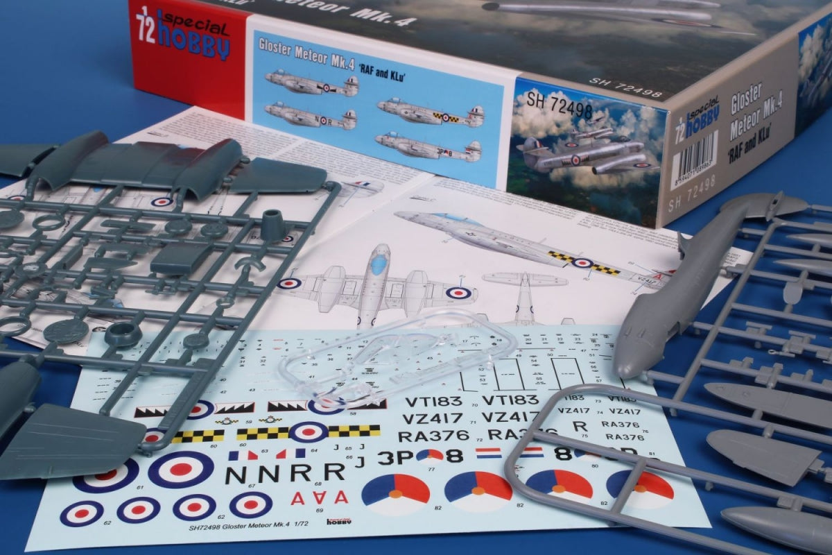 Special Hobby 72498 Gloster Meteor Mk.4 &amp;#39;RAF And KLu 1/72 – zdjęcie 3